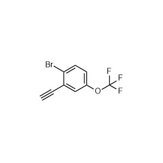 1-溴-2-乙炔基-4-(三氟甲氧基)苯,2379918-32-6,结构式