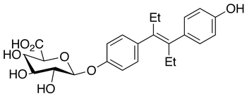 (2S,3S,4S,5R)-3,4,5-三羟基-6-[4-[(E)-4-(4-羟基苯基)己-3-烯-3-基]苯氧基]四氢吡喃-2-羧酸,2408-40-4,结构式