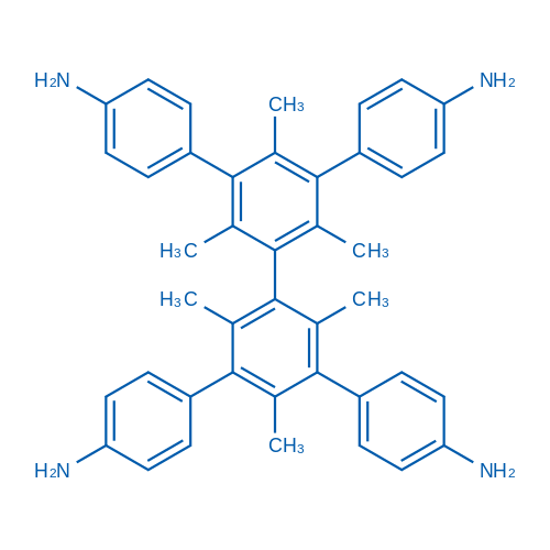 5 ,5  -双(4-氨基苯基)-2 ,2  ,4 ,4  ,6 ,6  -六甲基-[1,1 :3 ,1  :3  ,1   -四联苯]-4,4   -二胺,2411406-16-9,结构式