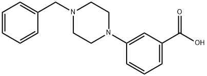 3-(4-Benzyl-piperazin-1-yl)-benzoic acid,247117-97-1,结构式