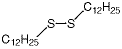 二-叔十二烷基二硫化物(异构体的混和物),27458-90-8,结构式