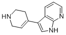 3-(1,2,3,6-tetrahydro-pyridin-4- yl)-1H-pyrrolo[2,3-b]pyridine,281658-42-2,结构式
