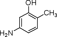 5-氨基邻甲酚,2835-95-2,结构式