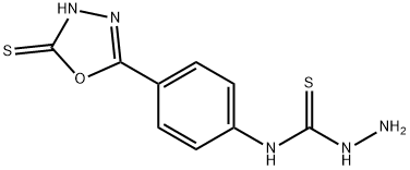 N-(4-(5-Mercapto-1,3,4-oxadiazol-2-yl)phenyl)hydrazinecarbothioamide,317337-07-8,结构式