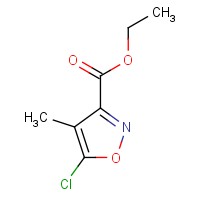 5-氯-4-甲基-异噁唑-3-羧酸乙酯,3356-96-5,结构式