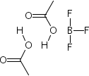 三氟化硼乙酸络合物,373-61-5,结构式