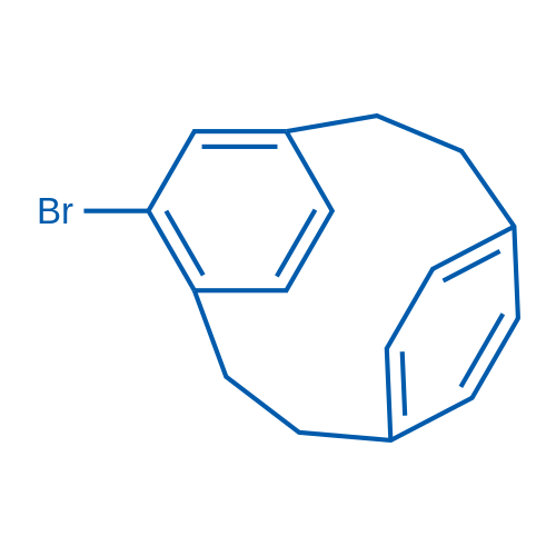 (1R)-5-溴三环[8.2.2.24,7]十六烷-4,6,10,12,13,15-六烯,37503-79-0,结构式