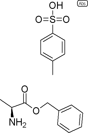 L-丙氨酸苄酯对甲苯磺酸盐,42854-62-6,结构式