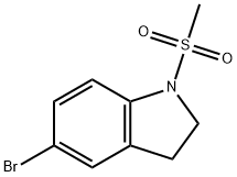 5-Bromo-1-(methylsulfonyl)indoline,446054-18-8,结构式
