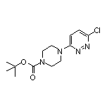 1-BOC-4-(6-氯-哒嗪-3-基)哌嗪,492431-11-5,结构式