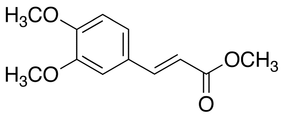 (e)-3-(3,4-二甲氧基苯基)-2-丙烯酸甲酯,5396-64-5,结构式
