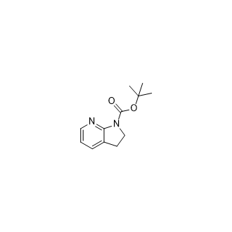 tert-Butyl 2,3-dihydro-1H-pyrrolo[2,3-b]pyridine-1-carboxylate,679392-21-3,结构式