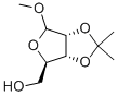 [(3aR,4R,6aR)-6-methoxy-2,2-dimethyl-tetrahydro-2H-furo[3,4-d][1,3]dioxol-4-yl]methanol,72402-14-3,结构式