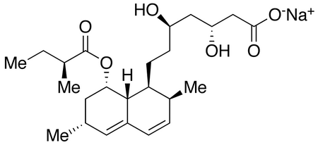 洛伐他汀钠,75225-50-2,结构式