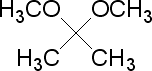 2,2-二甲氧基丙烷(DMP),77-76-9,结构式