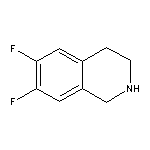 6,7-二氟-1,2,3,4-四氢异喹啉,787640-44-2,结构式