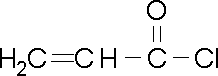 丙烯酰氯,814-68-6,结构式