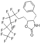 4-苄基-5-(3,3,4,4,5,5,6,6,7,7,8,8,8-十三氟辛基)-1,3-恶唑烷-2-酮,857637-92-4,结构式