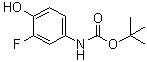 tert-Butyl (3-fluoro-4-hydroxyphenyl)carbamate,859537-27-2,结构式