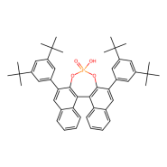 (R)-3,3 -双[3,5-二(叔丁基)苯基]-1,1 -联萘酚磷酸酯,861909-39-9,结构式