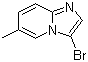 3-溴-6-甲基咪唑并[1,2-a]吡啶,866135-71-9,结构式