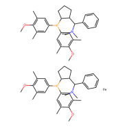 （S，S）-（-）-2,2  -双[[R）-（N，N-二甲基氨基）（苯基）甲基]-1,1  -双[di（3,5-二甲基）-4-甲氧基苯基）膦基二茂铁,876608-69-4,结构式