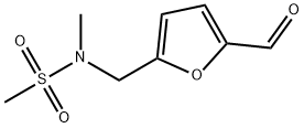 N-((5-甲酰基呋喃-2-基)甲基)-N-甲基甲磺酰胺,878427-52-2,结构式