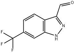 6-(Trifluoromethyl)-1H-indazole-3-carbaldehyde,885271-90-9,结构式