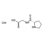 2-{[(2S)-pyrrolidin-2-yl]formamido}acetic acid hydrochloride,885459-11-0,结构式