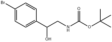 tert-Butyl (2-(4-bromophenyl)-2-hydroxyethyl)carbamate,913181-90-5,结构式