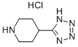 4-(2H-1,2,3,4-tetrazol-5-yl)piperidine hydrochloride,91419-60-2,结构式