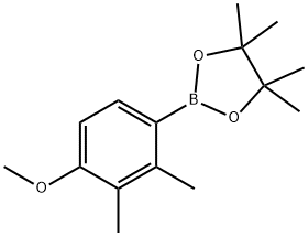 2-(4-Methoxy-2,3-dimethylphenyl)-4,4,5,5-tetramethyl-1,3,2-dioxaborolane,915402-04-9,结构式