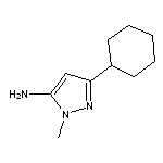 3-cyclohexyl-1-methyl-1H-pyrazol-5-amine,92406-42-3,结构式