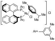 [RuCl(p-cymene)((S)-xylbinap)]Cl,944451-25-6,结构式