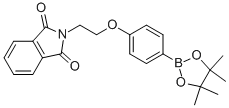4-(2-(1,3-Dioxoisoindolin-2-yl)ethoxy)phenylboronic acid, pinacol ester,957061-09-5,结构式