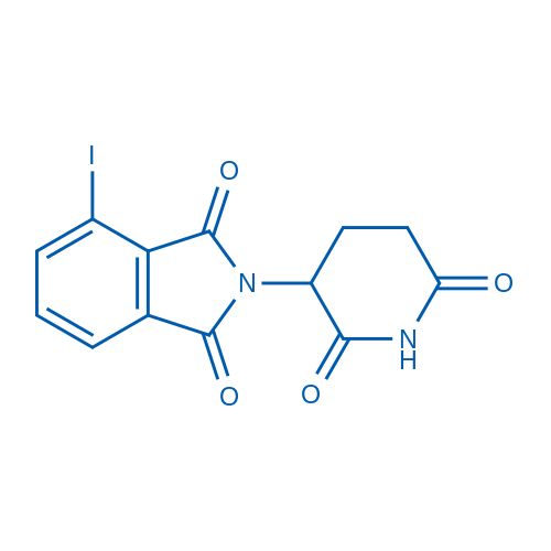 2-(2,6-二氧代哌啶-3-基)-4-碘异吲哚啉-1,3-二酮,959150-64-2,结构式